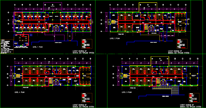 Hostels DWG Plan for AutoCAD
