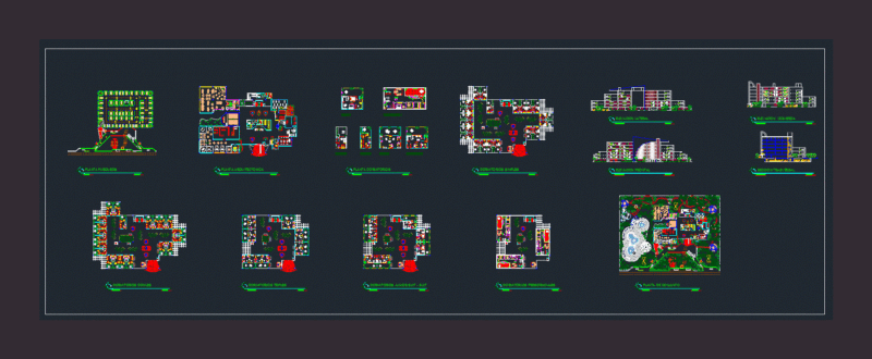 Hotel 3 Stars DWG Section for AutoCAD