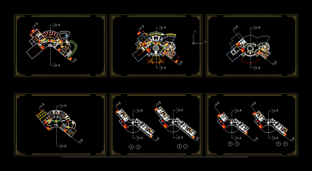 Hotel 5 Star ZIP CAD Drawing
