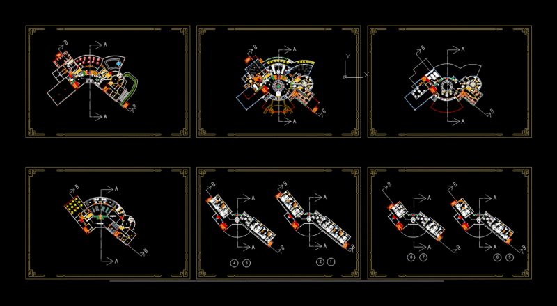 Hotel 5 Star ZIP CAD Drawing