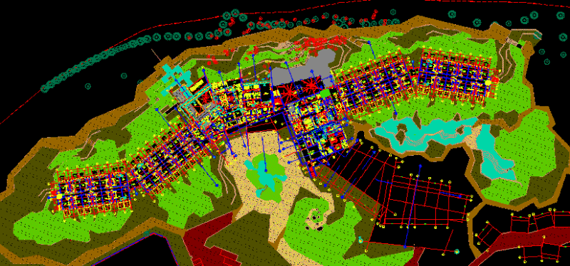 Hotel 5 Stars DWG Block for AutoCAD