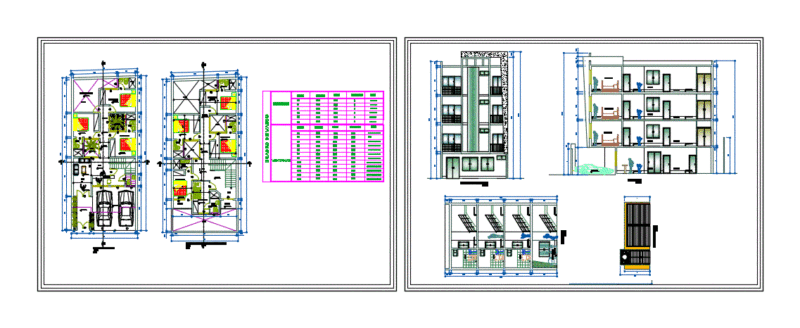 Hotel 5 Stars DWG Block for AutoCAD