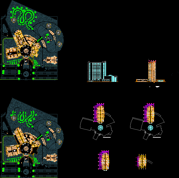 5 Stars Hotel 2D DWG Design Plan for AutoCAD • Designs CAD