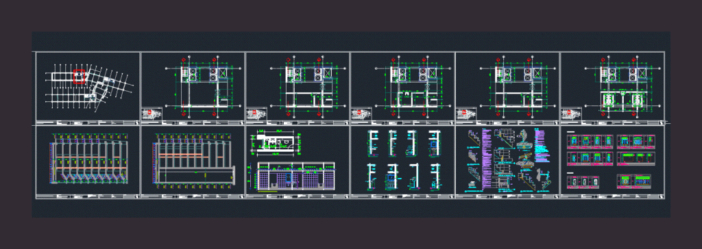 5 Stars Hotel, Lodging Hotel 2D DWG Detail for AutoCAD