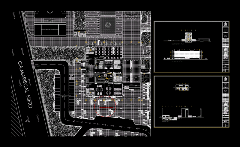 Hotel 5 Stars DWG Elevation for AutoCAD