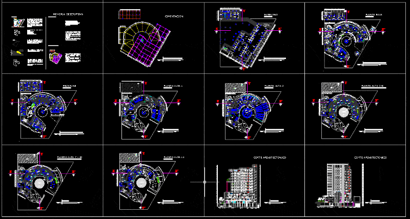 Hotel 5 Stars DWG Section for AutoCAD • Designs CAD