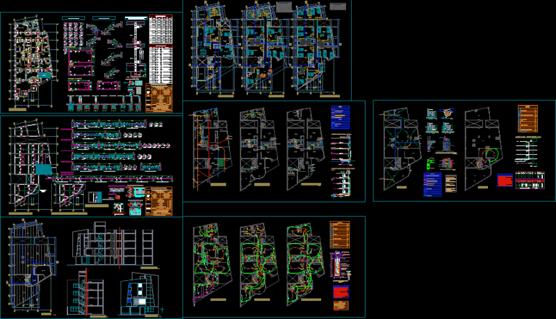Hotel -Sauna Project DWG Full Project for AutoCAD