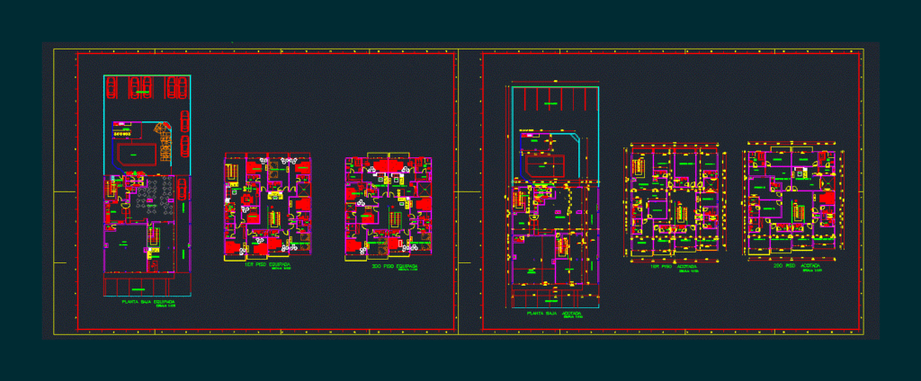 Hotel Bautique DWG Full Project for AutoCAD