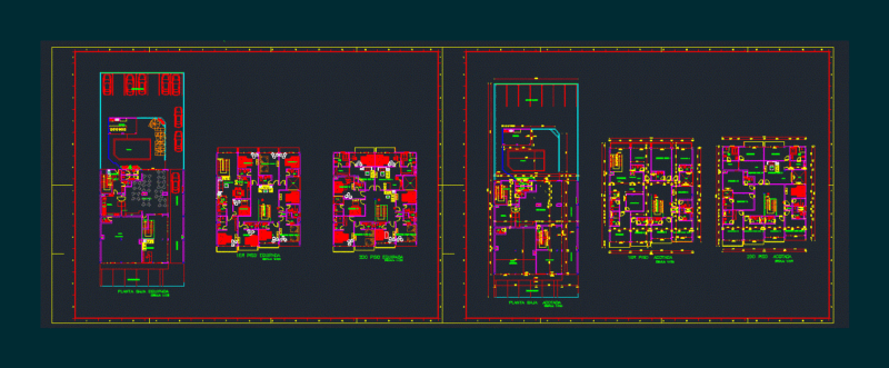 Hotel Bautique DWG Full Project for AutoCAD