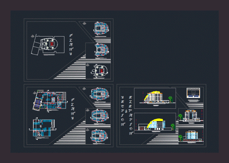 Hotel DWG Block for AutoCAD