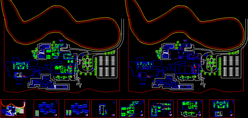 Hotel DWG Block for AutoCAD
