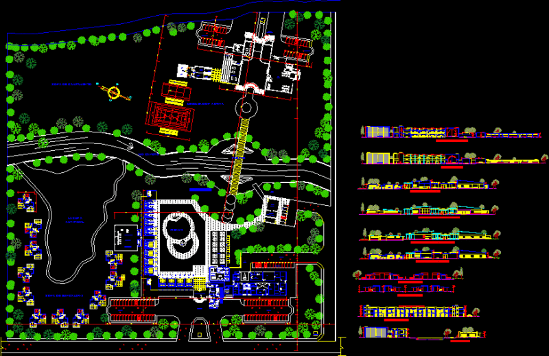 Hotel DWG Block for AutoCAD