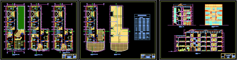 Hotel DWG Block for AutoCAD
