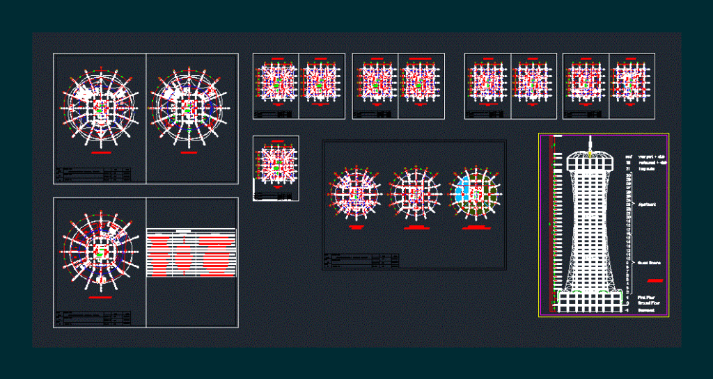 Hotel DWG Block for AutoCAD