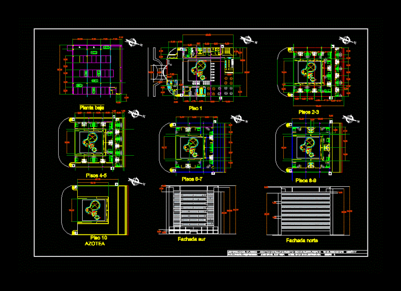 Hotel DWG Block for AutoCAD
