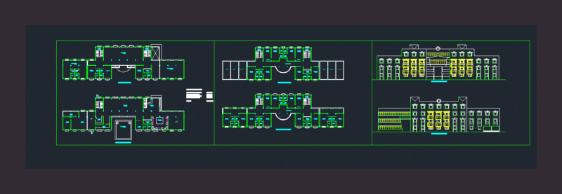Hotel DWG Block for AutoCAD