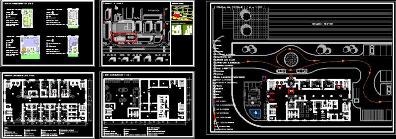 Hotel DWG Block for AutoCAD