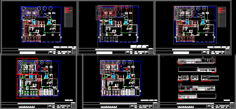 Hotel DWG Block for AutoCAD