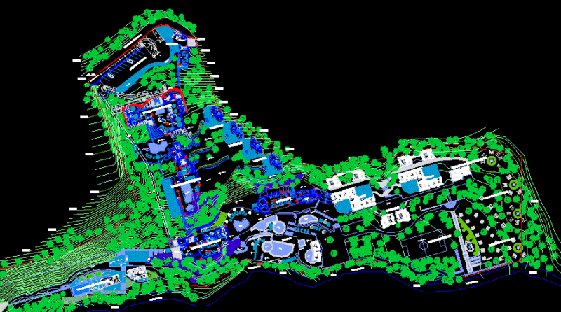 Hotel DWG Block for AutoCAD