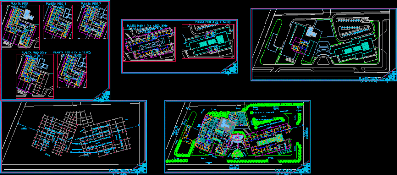 Hotel DWG Full Project for AutoCAD