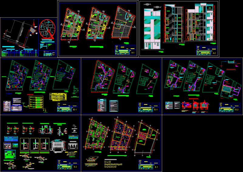 Hotel DWG Full Project for AutoCAD