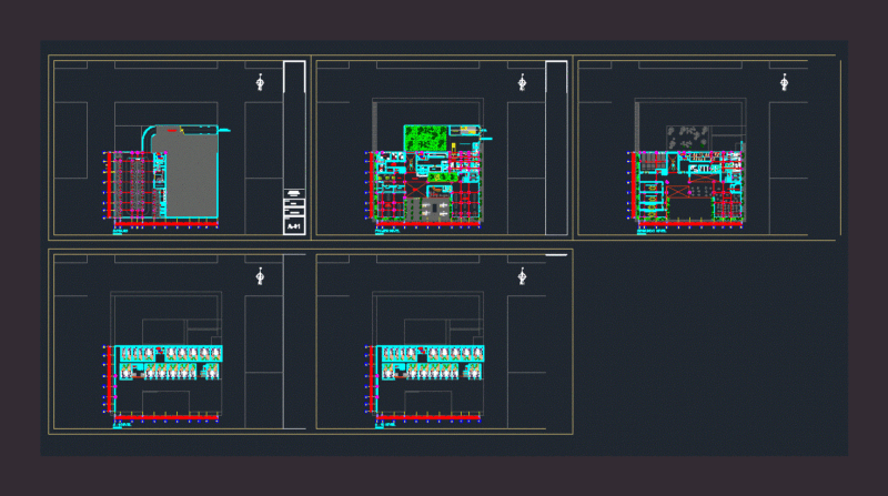 Hotel DWG Plan for AutoCAD