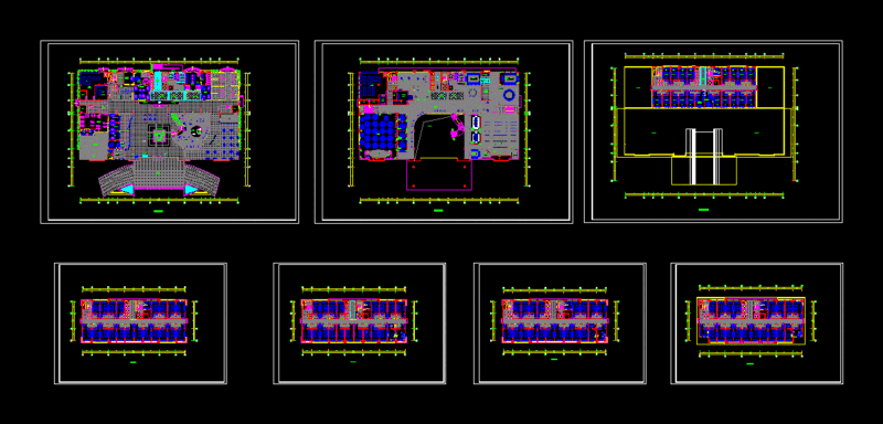 Hotel DWG Plan for AutoCAD