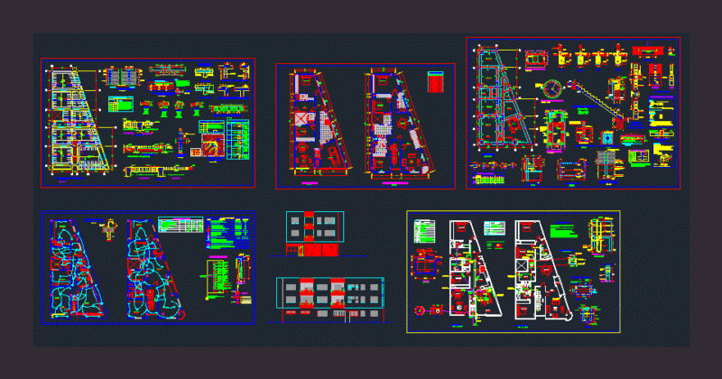 Hotel DWG Plan for AutoCAD