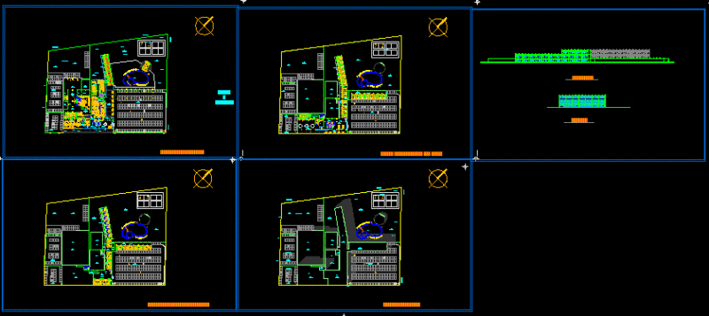 Five Star Hotel With Facades And Floor Plans 2D DWG Design Section for AutoCAD