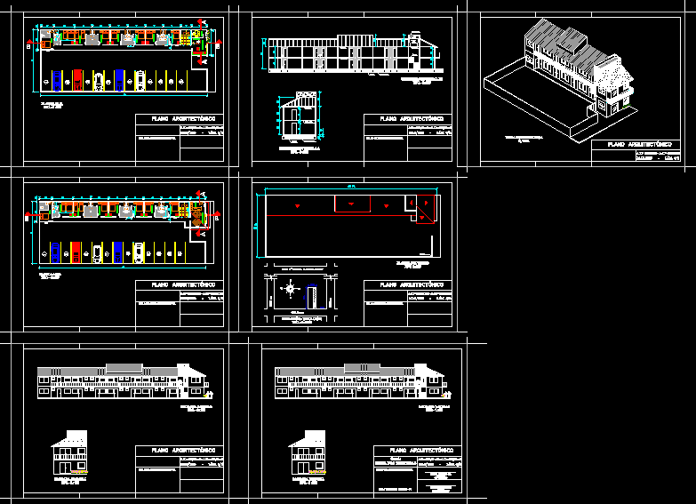 Проект магазина в dwg