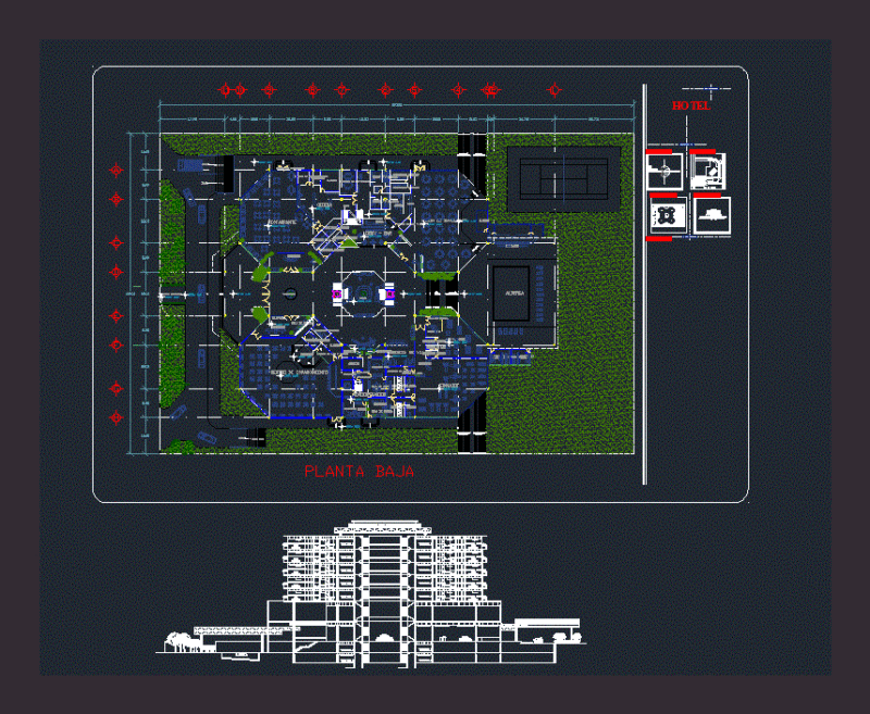 Hotel Gym DWG Full Project for AutoCAD