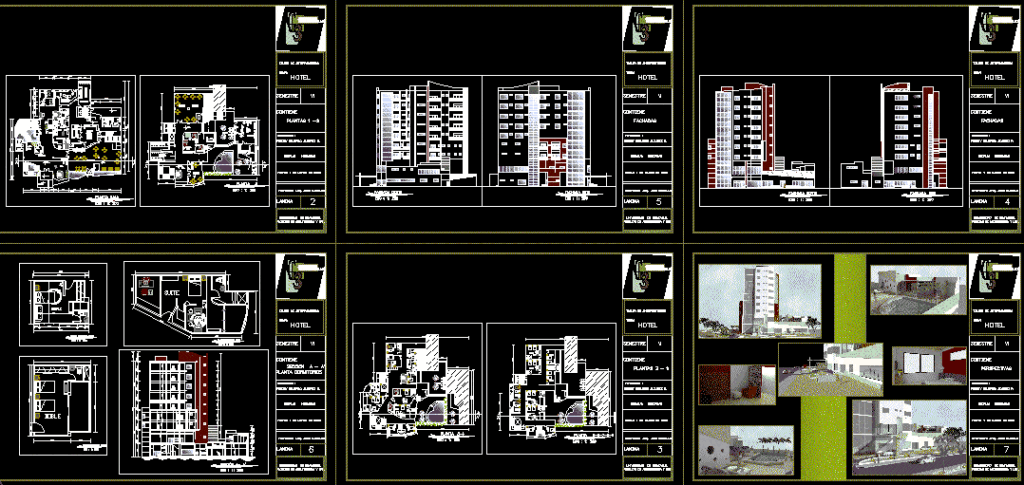 Hotel In Ecuador DWG Block for AutoCAD