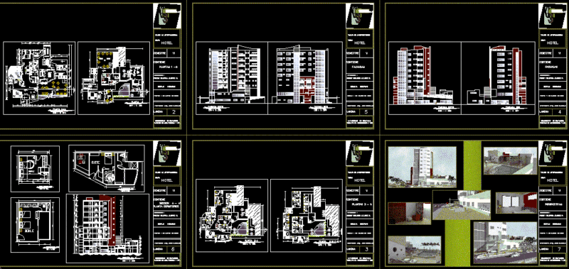 Hotel In Ecuador DWG Block for AutoCAD