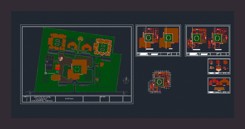 Hotel Management Institute DWG Model for AutoCAD