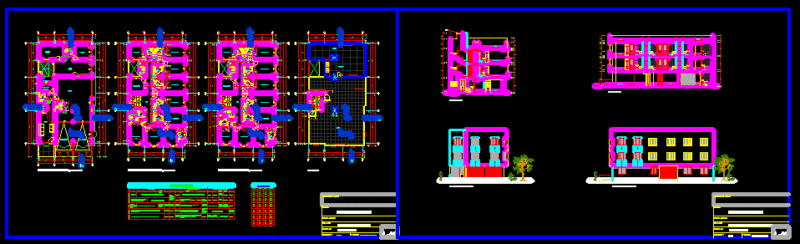Hotel, Accommodation, Two Star Hotel 2D DWG Plan for AutoCAD