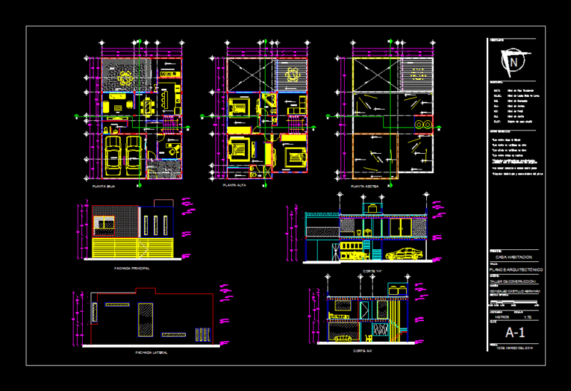 House 10×15 DWG Block for AutoCAD