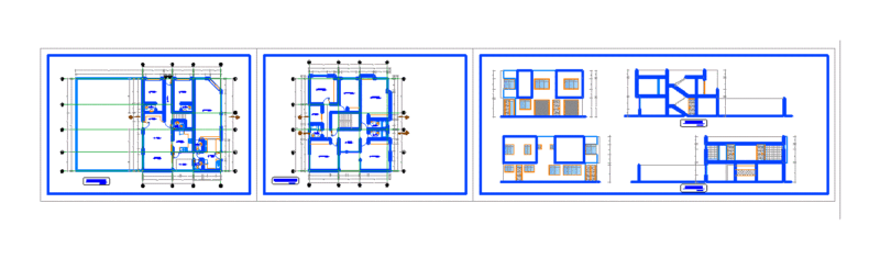House 2D DWG Plan for AutoCAD