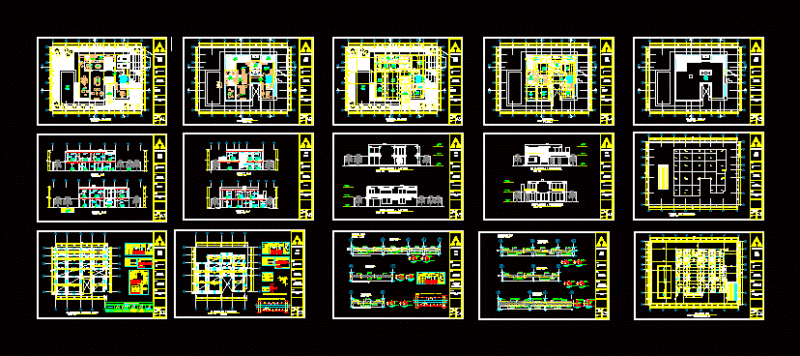 House 2 Levels DWG Full Project for AutoCAD