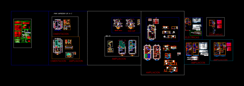 House 2 Levels DWG Plan for AutoCAD