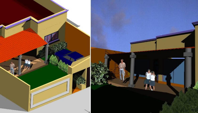 House 3D DWG Detail for AutoCAD