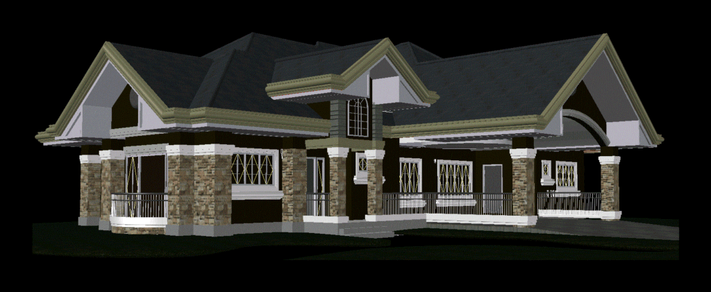 House 3D DWG Model for AutoCAD