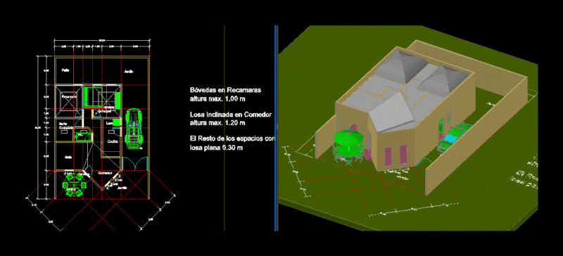 House 3D DWG Model for AutoCAD