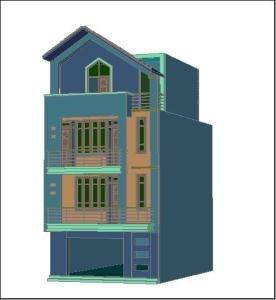 House 3D DWG Model for AutoCAD