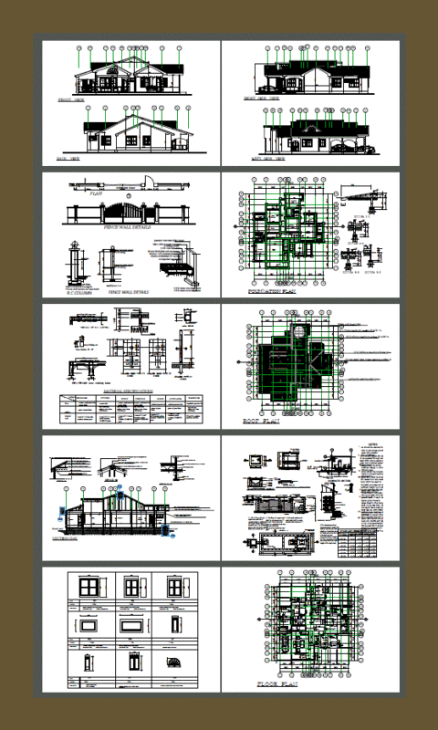 House 4 Bedrooms 2 Levels PDF Plan (Document)