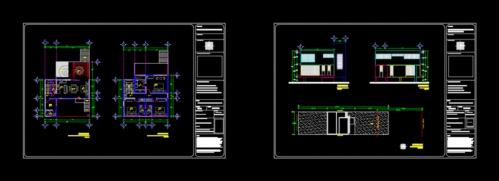 House – Beach DWG Plan for AutoCAD