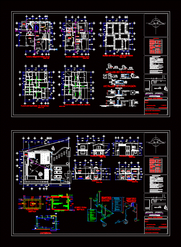House – Bedroom – Residential – Plano Executive DWG Full Project for AutoCAD