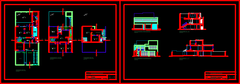 House - Duplex DWG Section for AutoCAD • Designs CAD