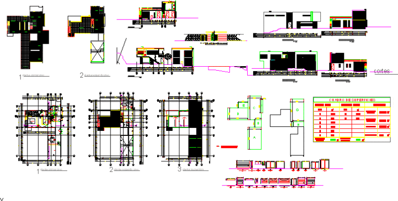 House – Hill DWG Section for AutoCAD