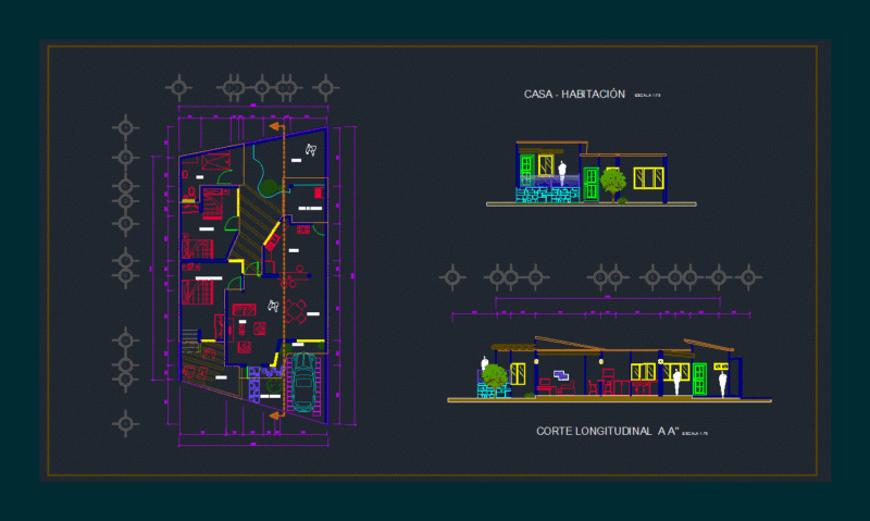 House – Room DWG Block for AutoCAD