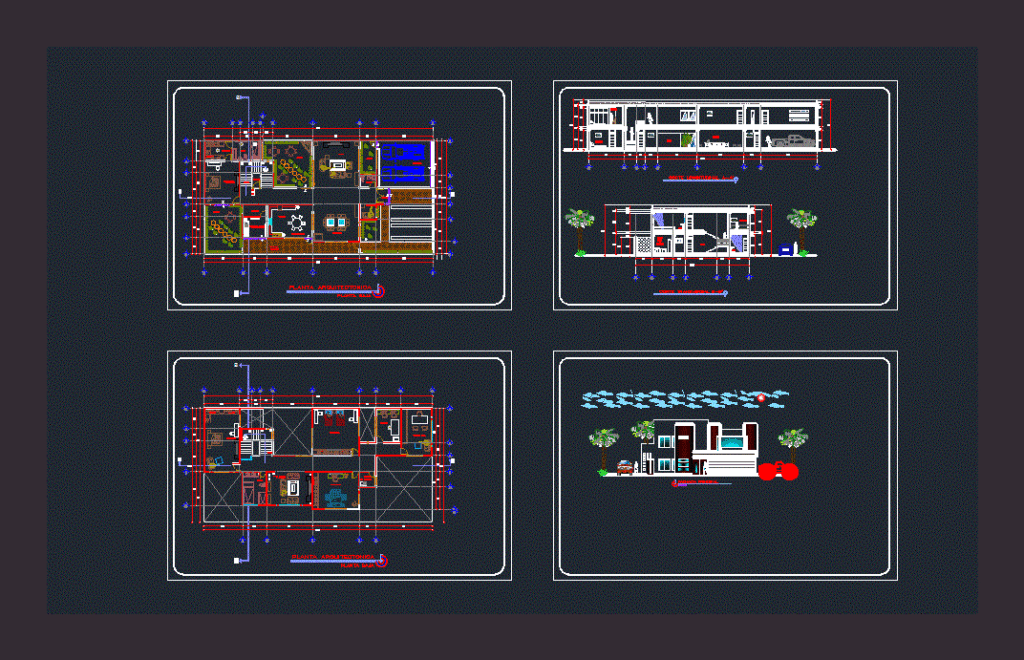 House – Room DWG Full Project for AutoCAD